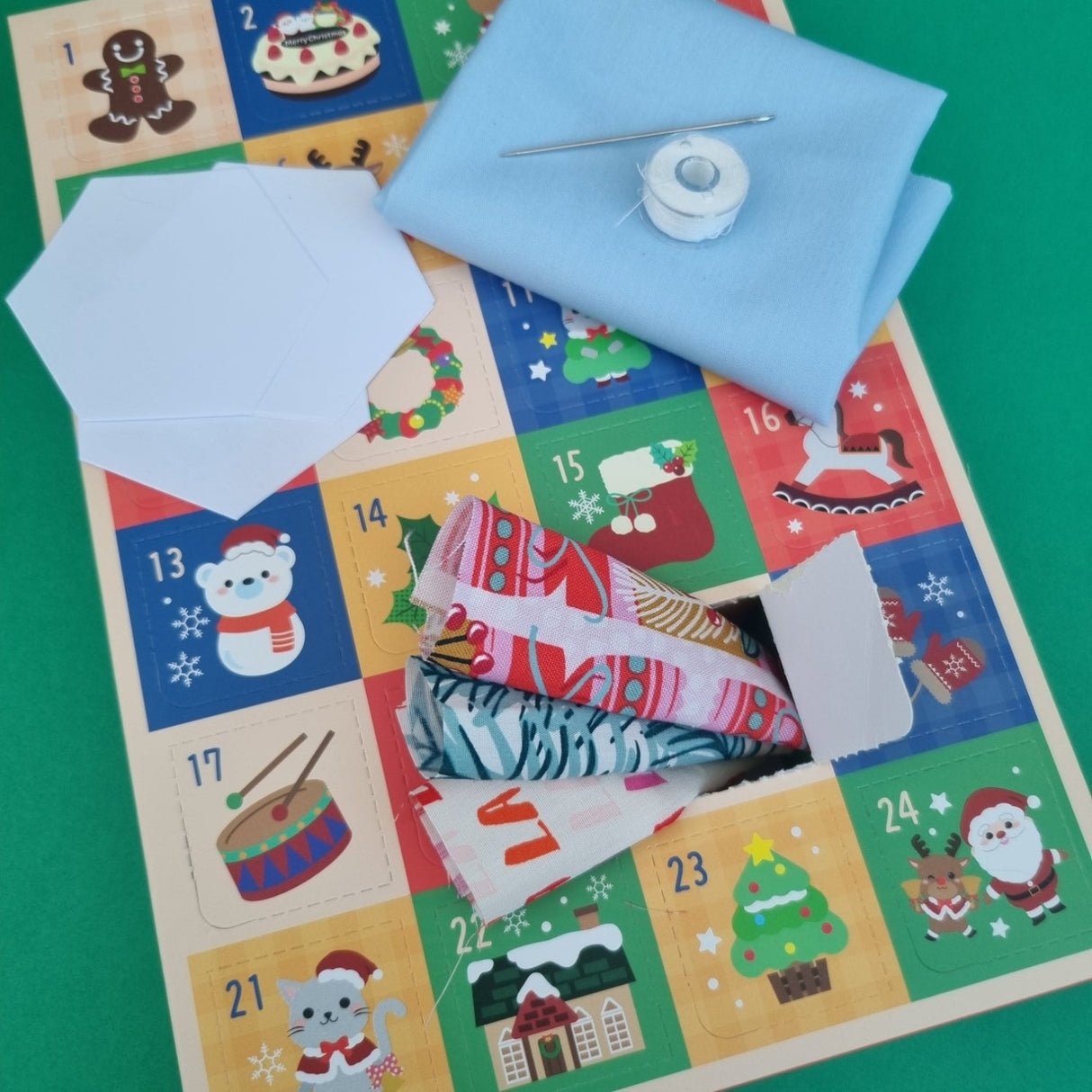 Crafters Advent Calendar - Sew a Christmas Stocking - 2 Green Monkeys