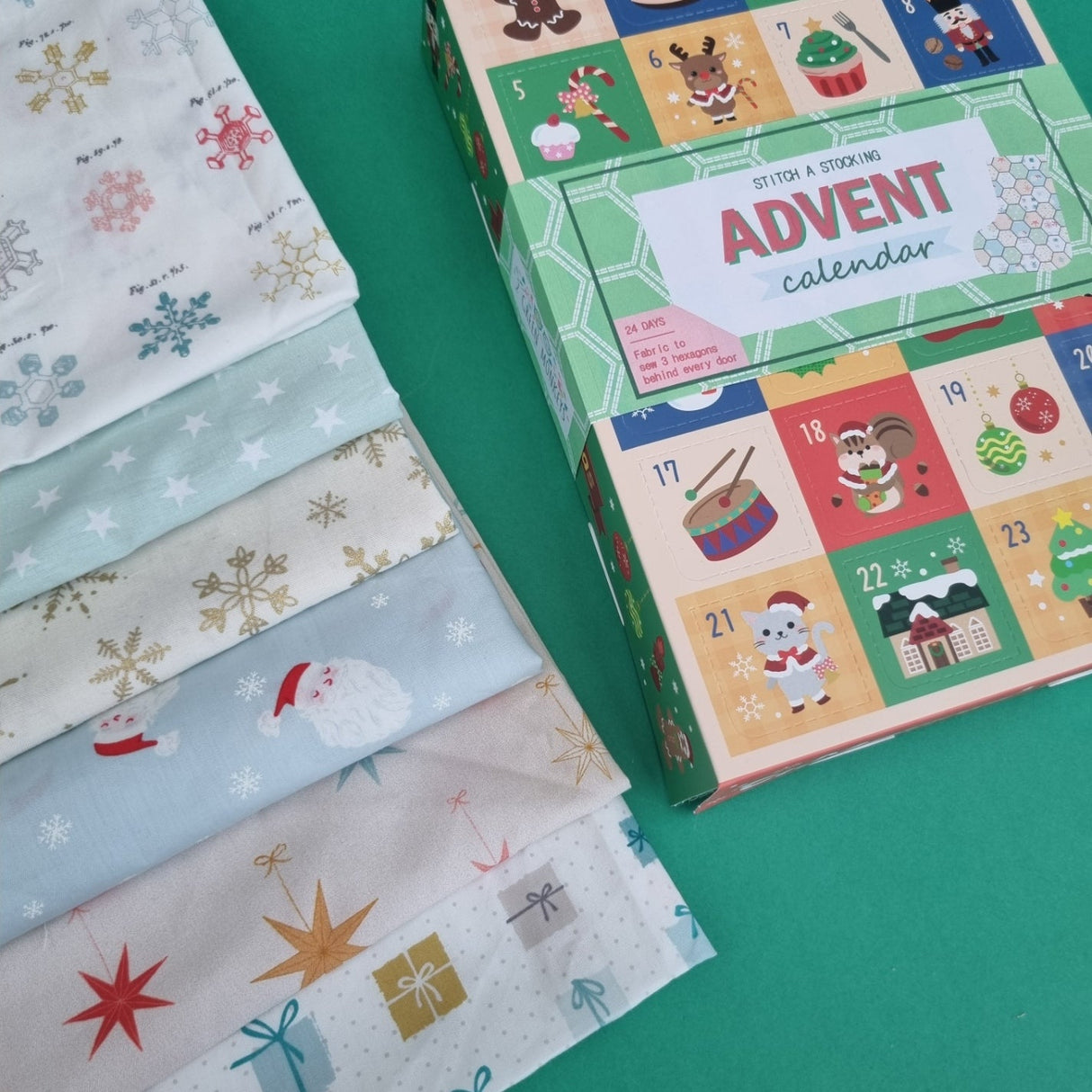 Crafters Advent Calendar - Sew a Christmas Stocking - 2 Green Monkeys