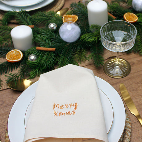 Eco Friendly Cracker / Personalised Fabric Cracker Napkin (single) - 2 Green Monkeys