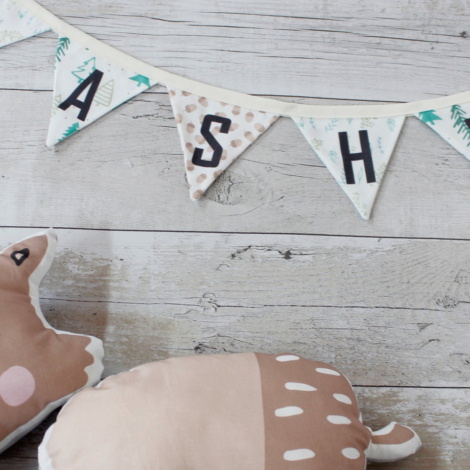 Personalised best sale nursery bunting